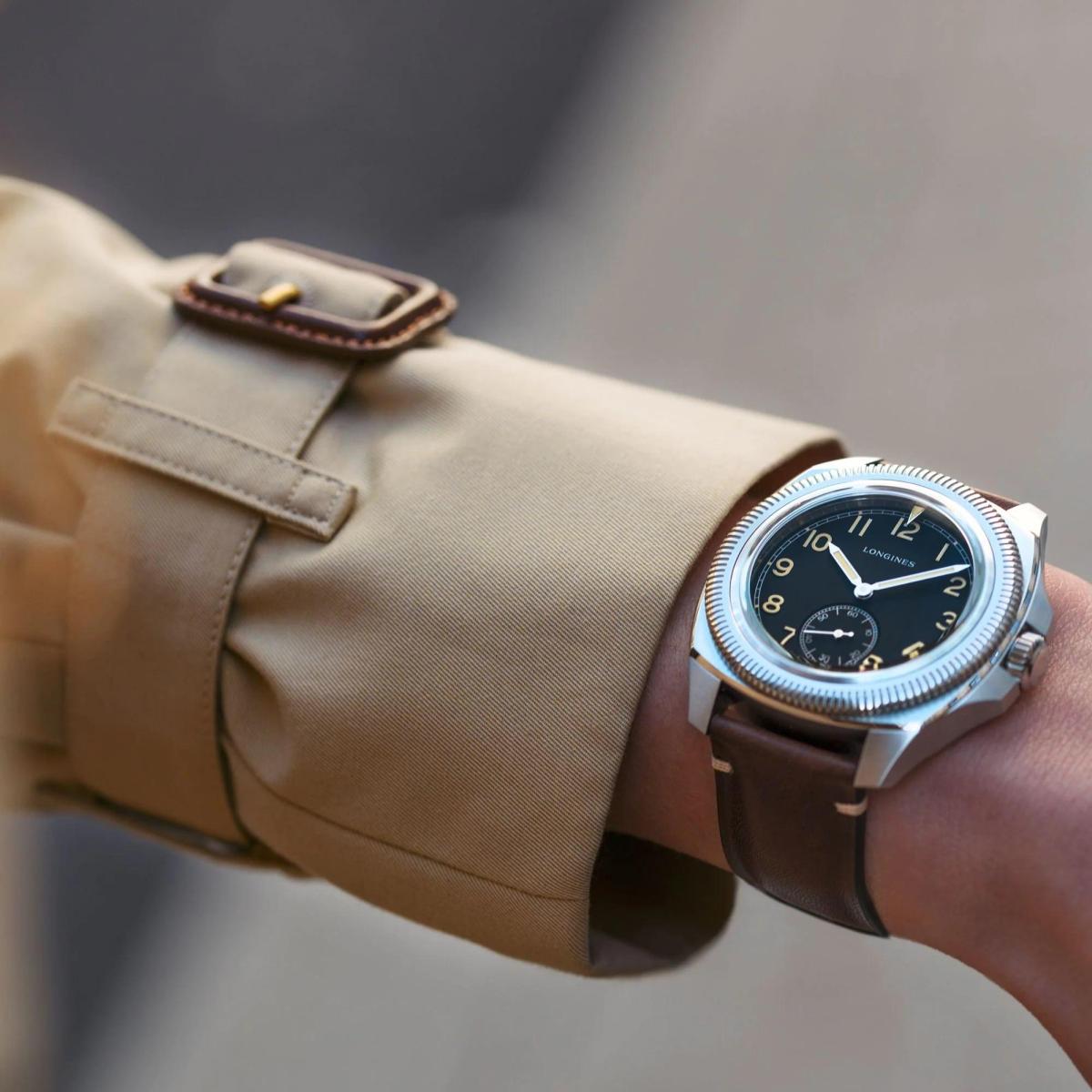 Наручные часы  Longines  Pilot Majetek Longines L2.838.4.53.9 (фото 6)