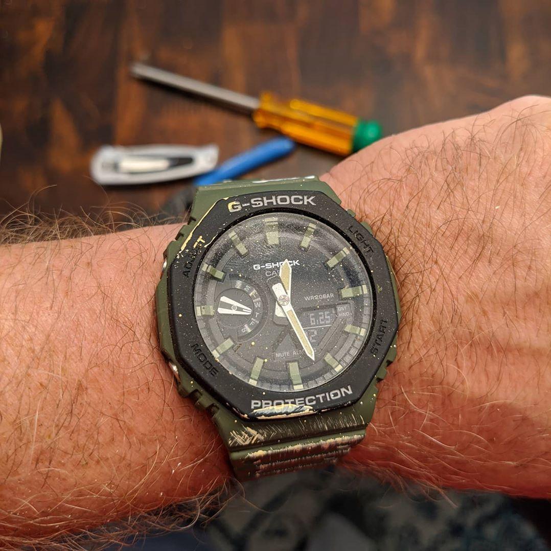 Наручные часы  Casio  G-Shock Casio GA-2110SU-3A (фото 5)