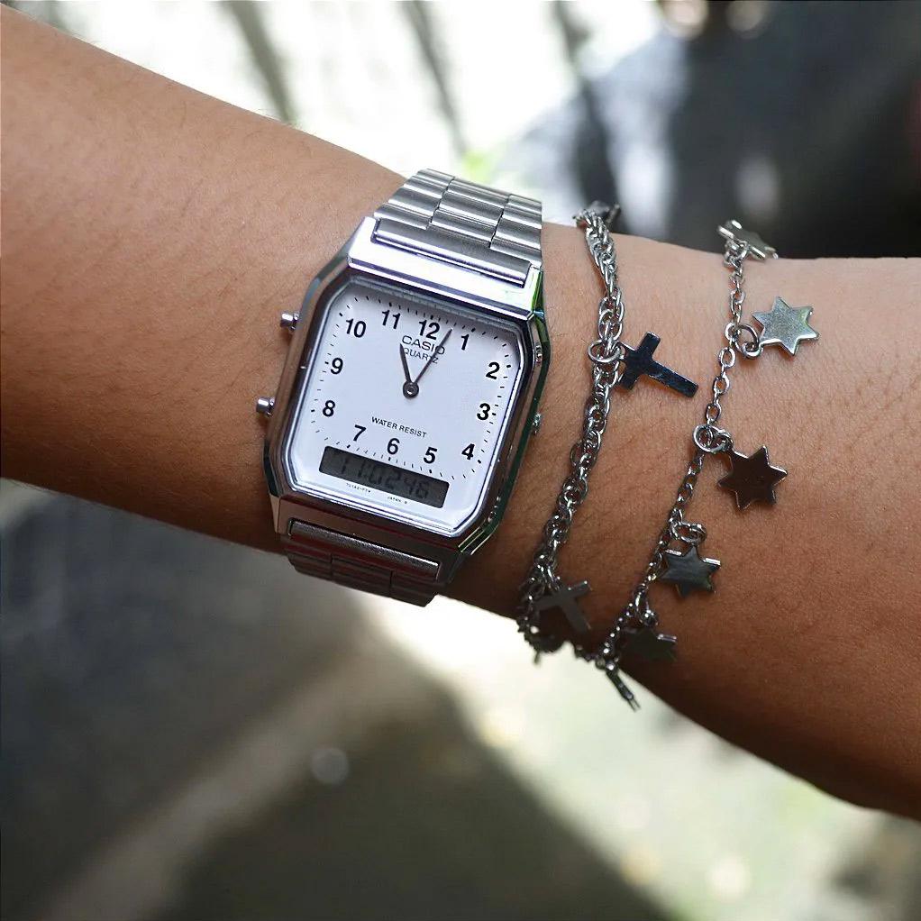 Наручные часы  Casio  Vintage Casio AQ-230A-7B (фото 9)