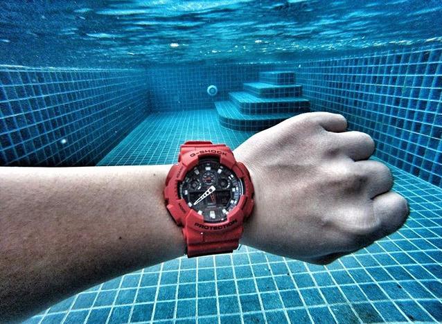 Наручные часы  Casio  G-Shock Casio GA-100B-4A (фото 12)