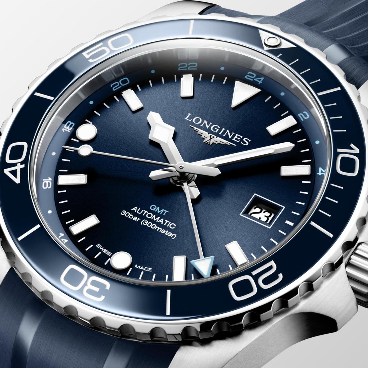 Наручные часы  Longines  HydroConquest GMT Longines L3.890.4.96.9 (фото 2)