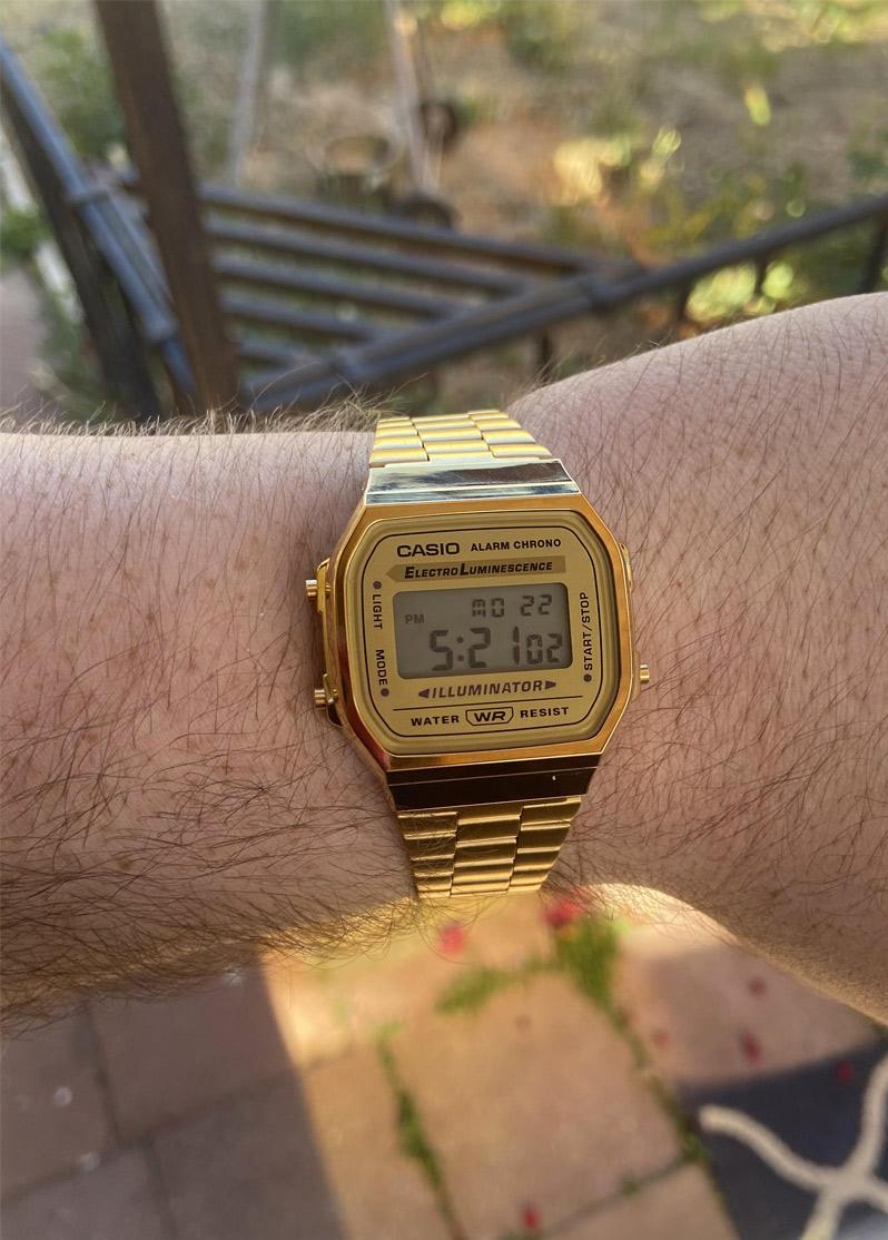 Наручные часы  Casio  Vintage Casio A-168WG-9E (фото 8)