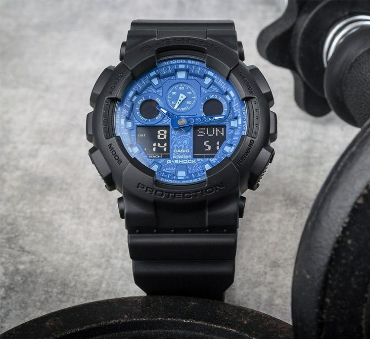 Наручные часы  Casio  G-Shock Casio GA-100BP-1A (фото 6)
