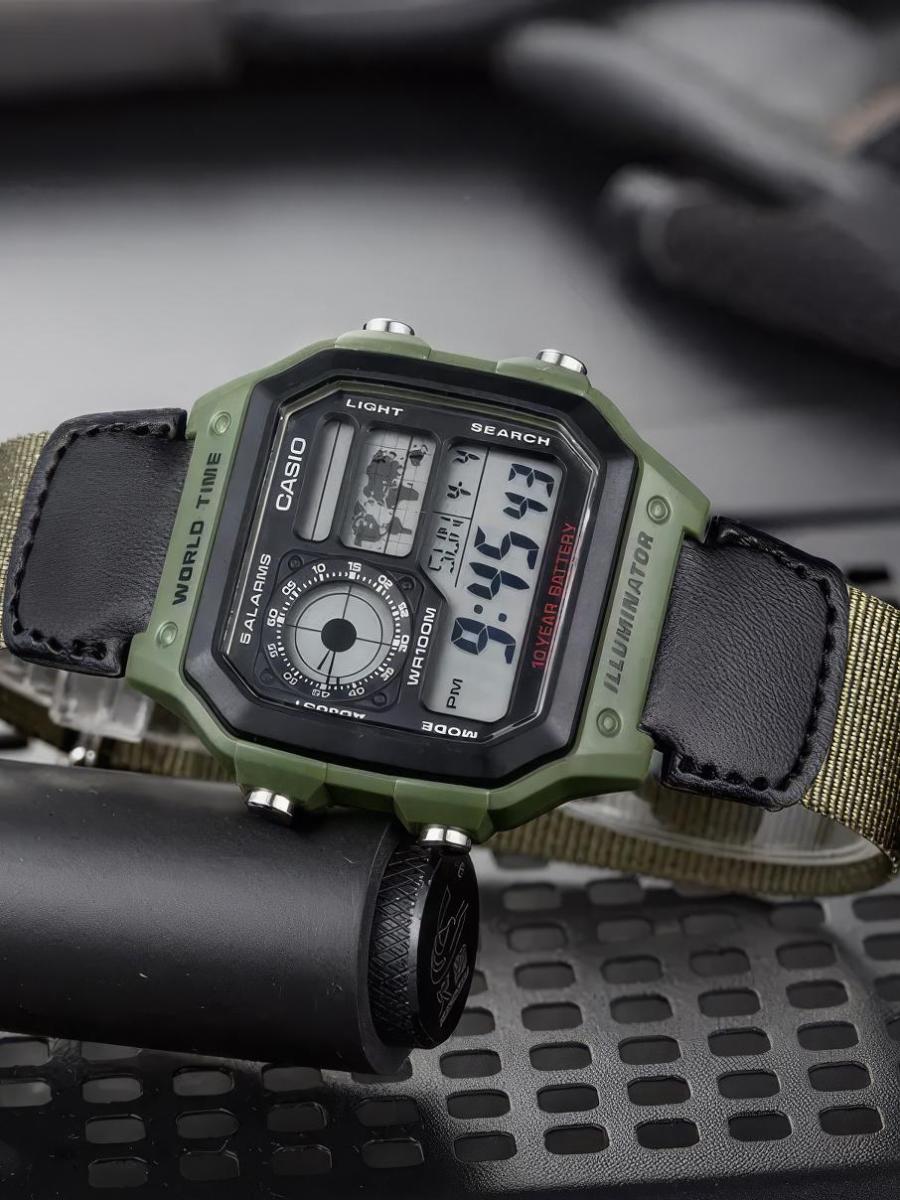 Наручные часы  Casio  Collection Casio AE-1200WHB-3B (фото 3)