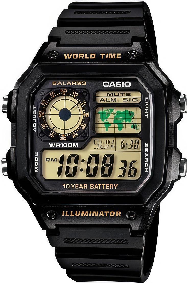 Наручные часы  Casio  Collection Casio AE-1200WH-1B (фото 1)