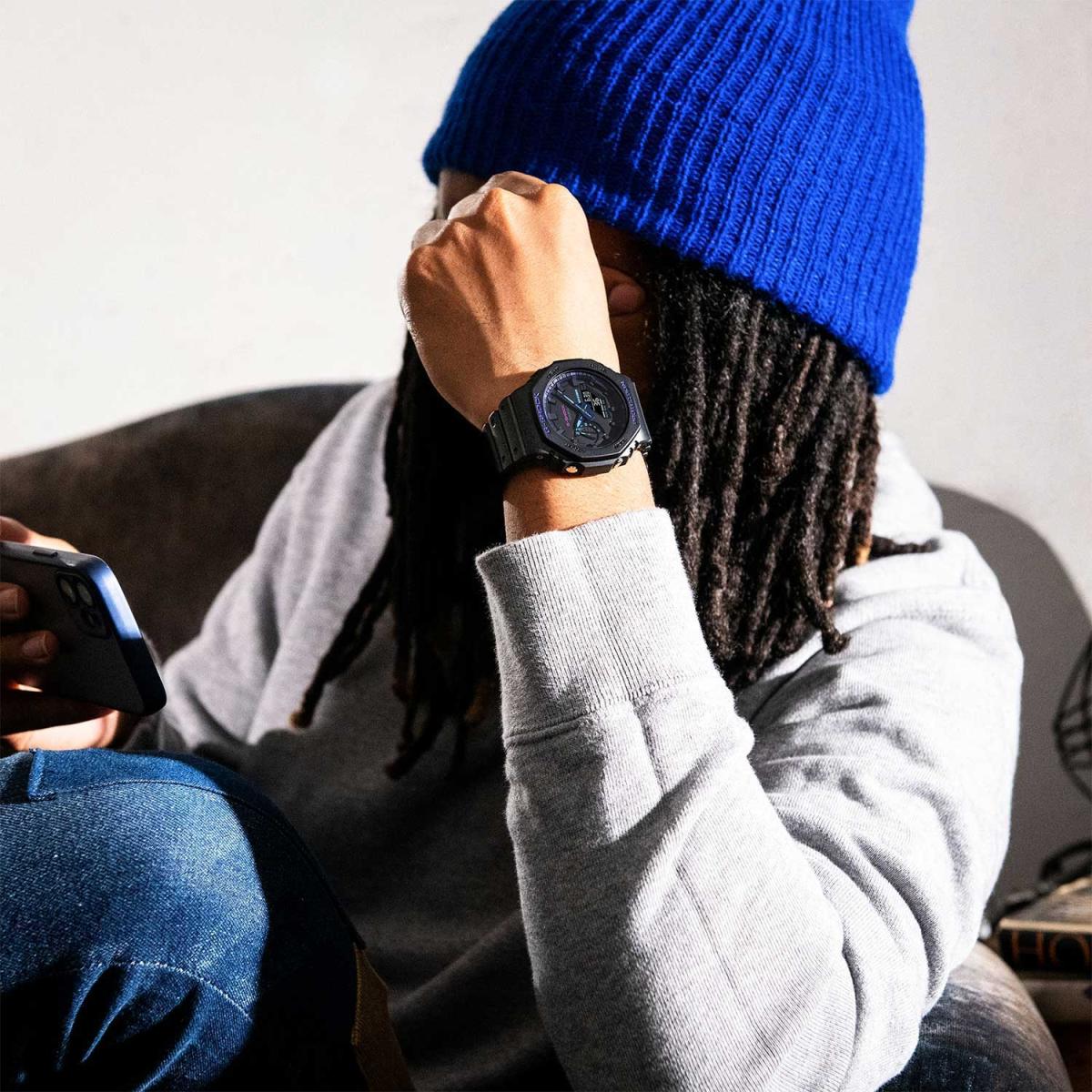 Наручные часы  Casio  G-Shock Casio GA-2100VB-1A (фото 2)