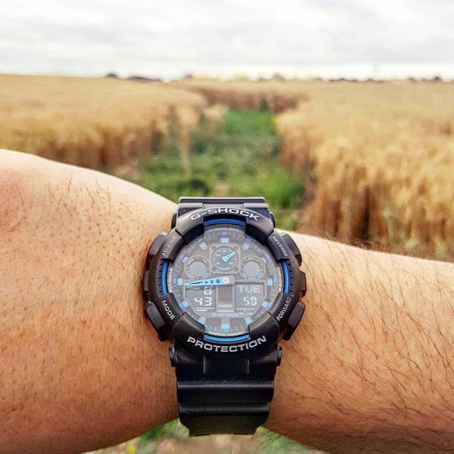 Наручные часы  Casio  G-Shock Casio GA-100-1A2 (фото 7)