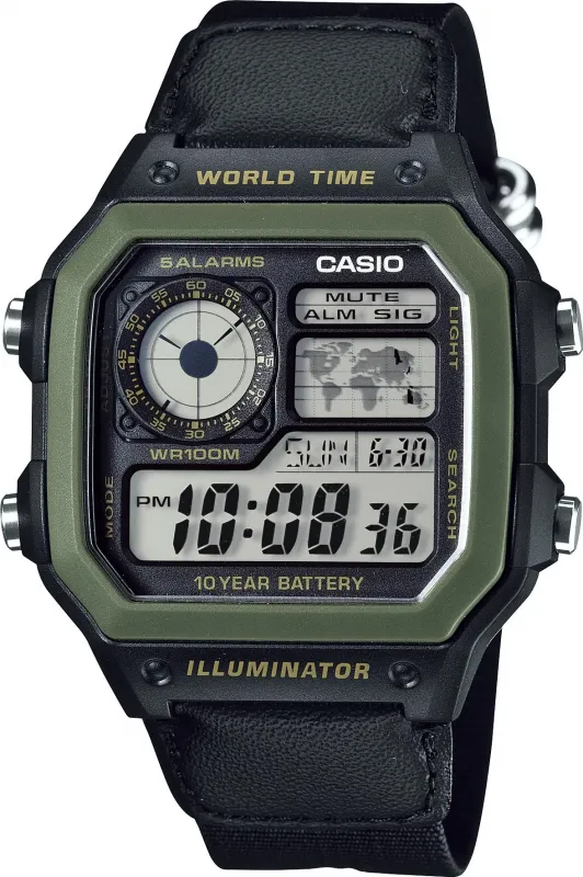 Наручные часы  Casio  Collection Casio AE-1200WHB-1B (фото 1)