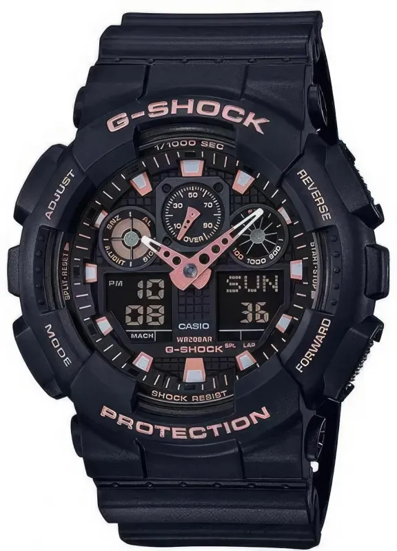 Наручные часы  Casio  G-Shock Casio GA-100GBX-1A4 (фото 1)