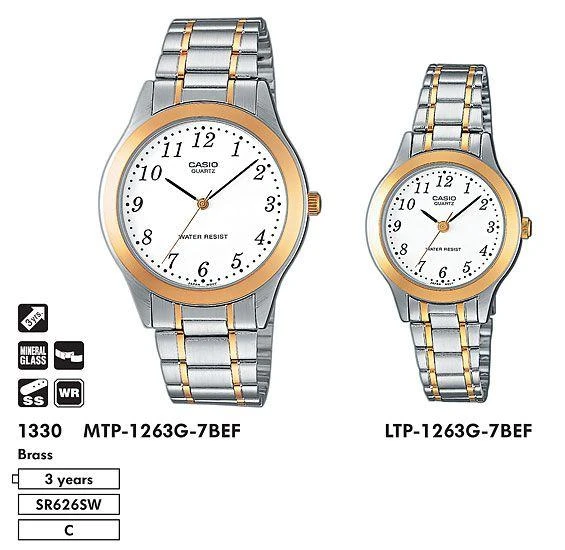 Наручные часы  Casio  Collection Casio MTP-1263G-7B (фото 2)