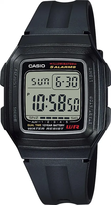 Наручные часы  Casio  Collection Casio F-201WA-1A (фото 1)