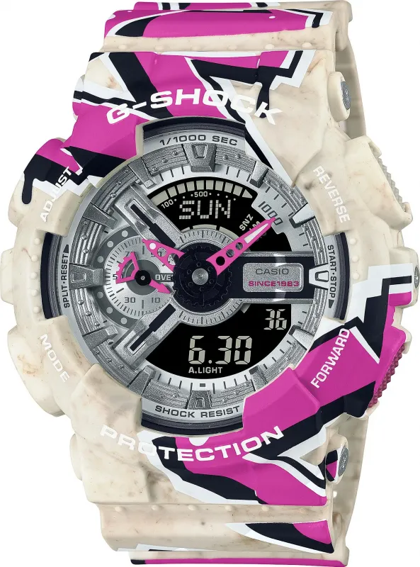 Наручные часы  Casio  G-Shock Casio GA-110SS-1A (фото 1)