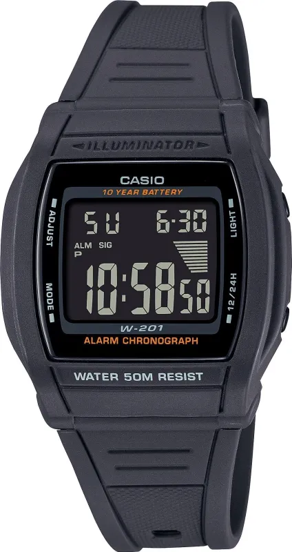 Casio W-201-1B