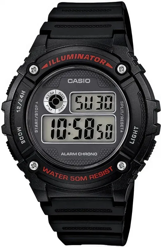 Наручные часы  Casio  Collection Casio W-216H-1A (фото 1)