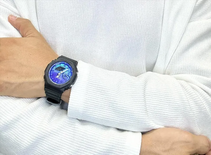 Наручные часы  Casio  G-Shock Casio GA-2100FL-1A (фото 7)