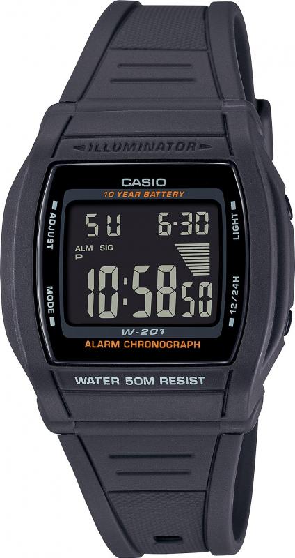 Наручные часы  Casio  Collection Casio W-201-1B (фото 1)