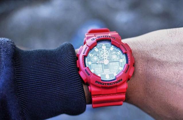 Наручные часы  Casio  G-Shock Casio GA-100B-4A (фото 11)