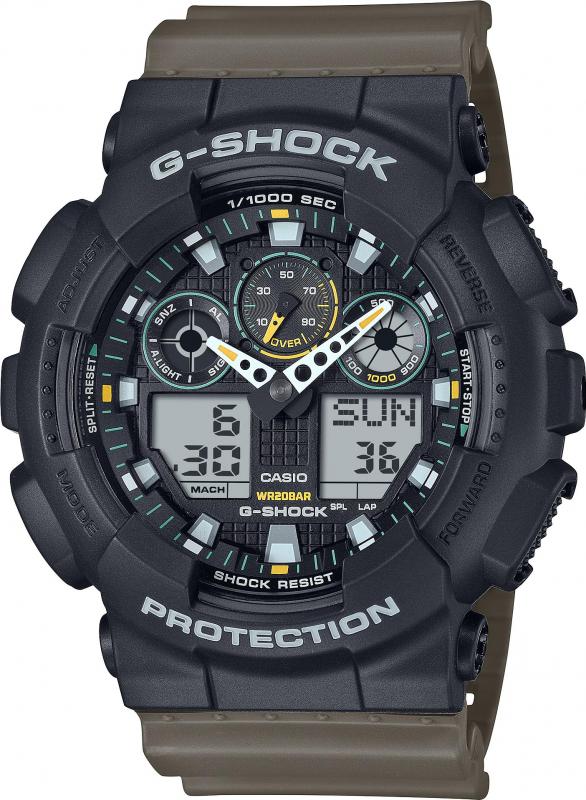 Наручные часы  Casio  G-Shock Casio GA-100TU-1A3 (фото 1)