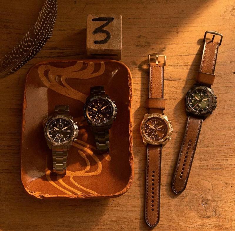 Наручные часы  Fossil  Bronson Chronograph Fossil FS5851 (фото 4)